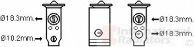 VAN WEZEL 53001678 -  Расширительный клапан, кондиционер
